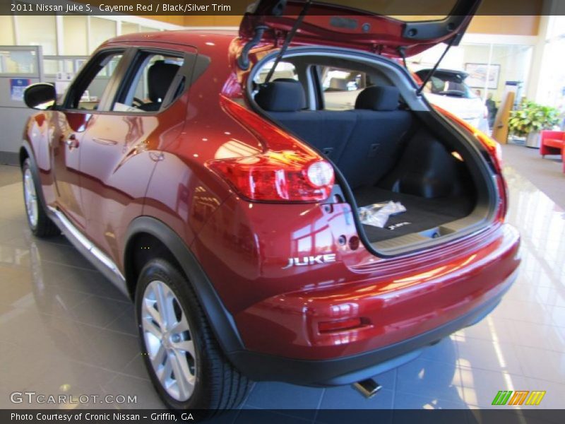 Cayenne Red / Black/Silver Trim 2011 Nissan Juke S