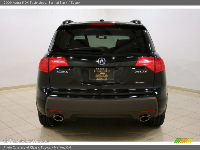 Formal Black / Ebony 2009 Acura MDX Technology