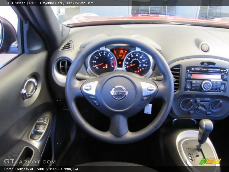 Cayenne Red / Black/Silver Trim 2011 Nissan Juke S