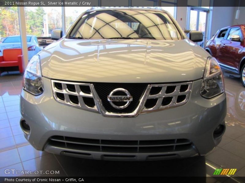 Silver Ice Metallic / Gray 2011 Nissan Rogue SL