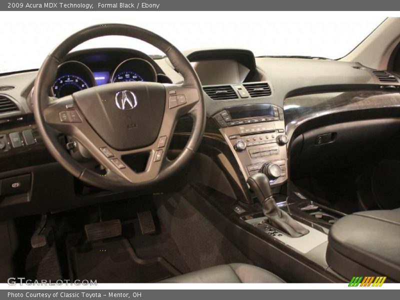 Ebony Interior - 2009 MDX Technology 