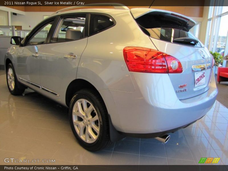 Silver Ice Metallic / Gray 2011 Nissan Rogue SL