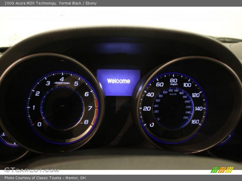  2009 MDX Technology Technology Gauges