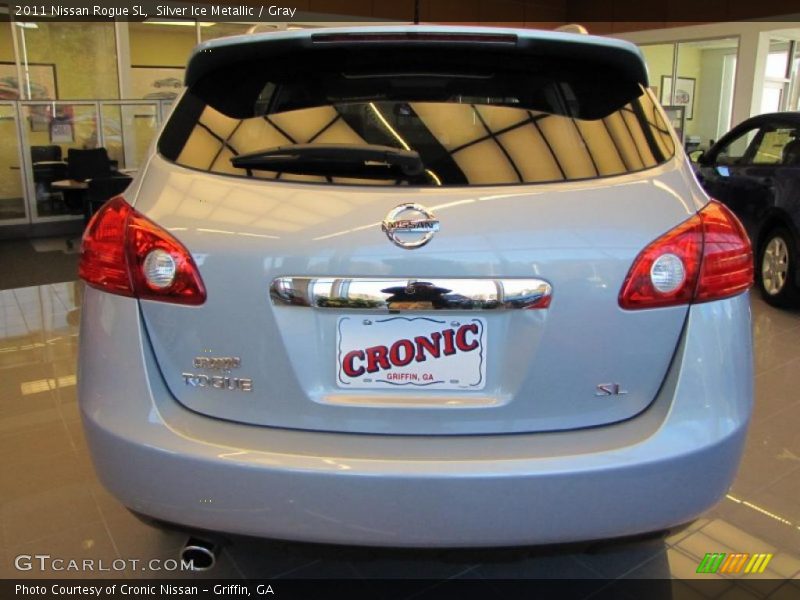 Silver Ice Metallic / Gray 2011 Nissan Rogue SL