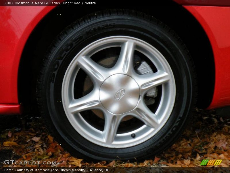 Bright Red / Neutral 2003 Oldsmobile Alero GL Sedan