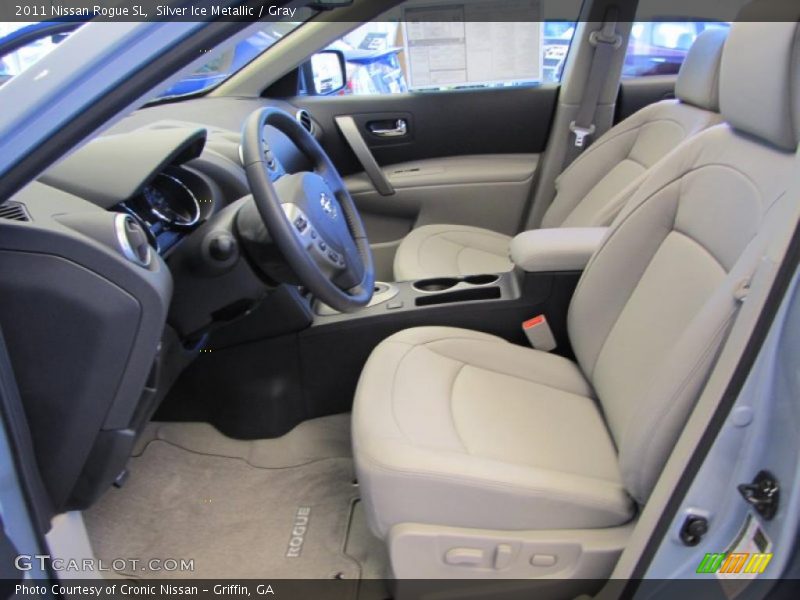 Silver Ice Metallic / Gray 2011 Nissan Rogue SL