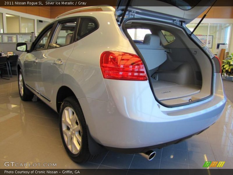 Silver Ice Metallic / Gray 2011 Nissan Rogue SL