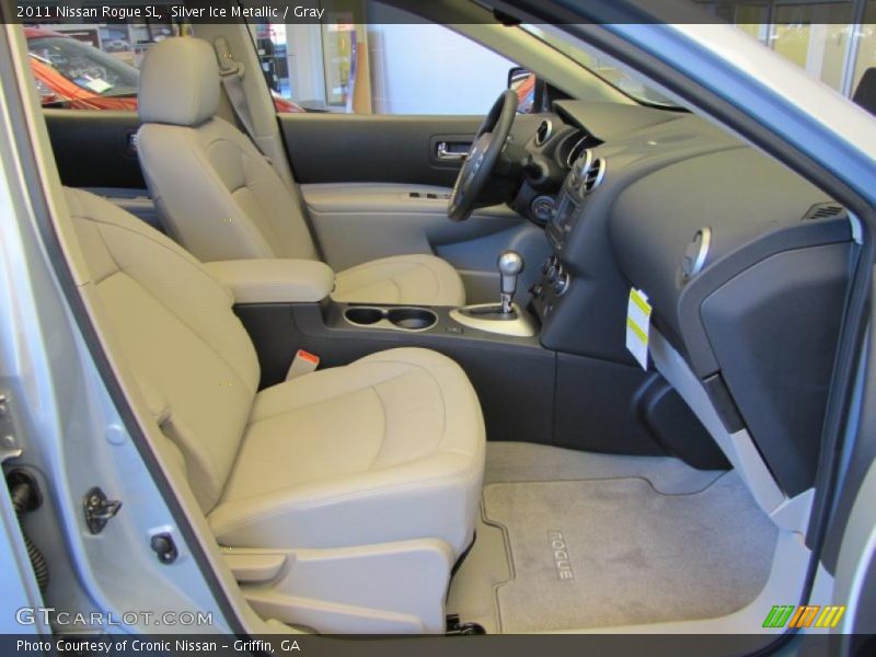 Silver Ice Metallic / Gray 2011 Nissan Rogue SL