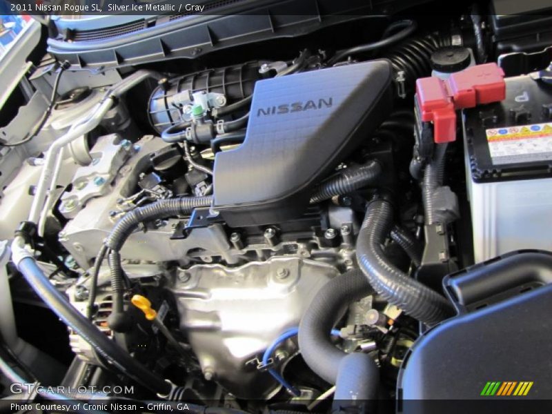 Silver Ice Metallic / Gray 2011 Nissan Rogue SL