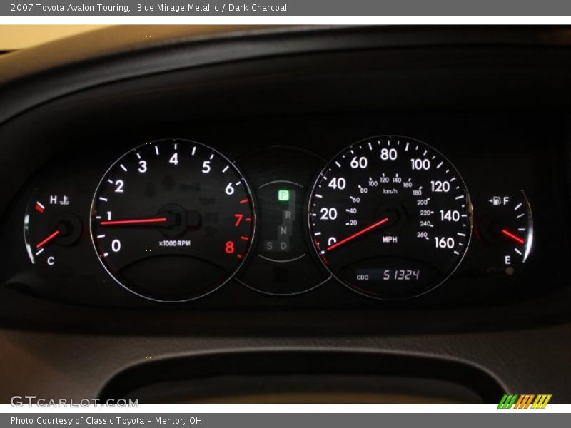 Blue Mirage Metallic / Dark Charcoal 2007 Toyota Avalon Touring