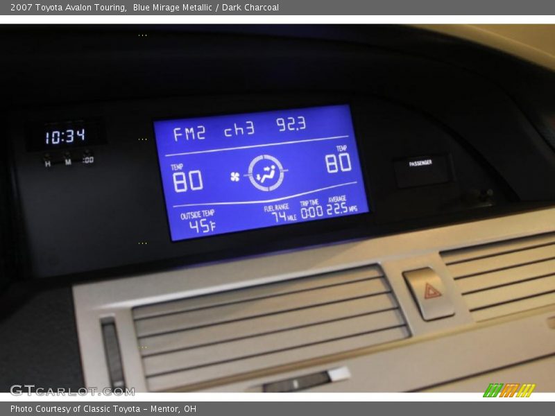 Blue Mirage Metallic / Dark Charcoal 2007 Toyota Avalon Touring