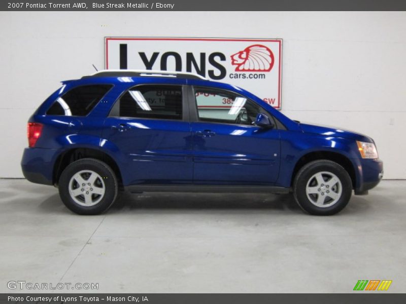 Blue Streak Metallic / Ebony 2007 Pontiac Torrent AWD