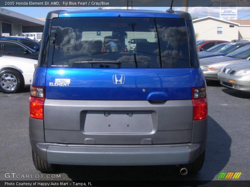 Fiji Blue Pearl / Gray/Blue 2005 Honda Element EX AWD