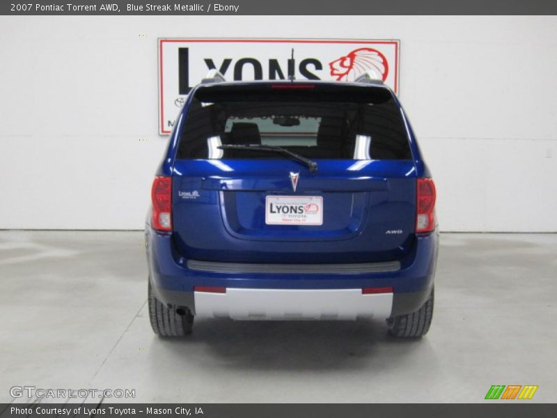 Blue Streak Metallic / Ebony 2007 Pontiac Torrent AWD