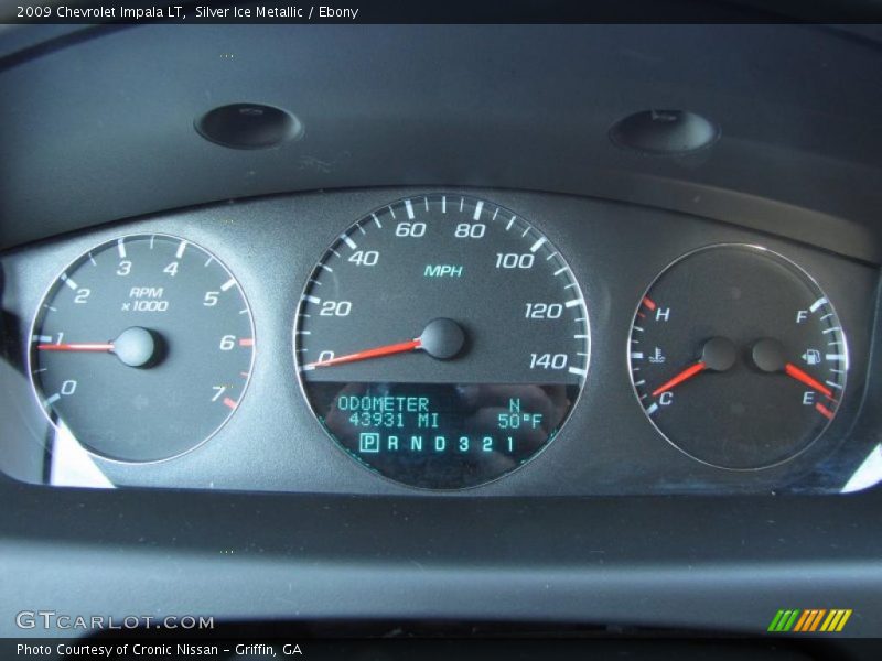 Silver Ice Metallic / Ebony 2009 Chevrolet Impala LT