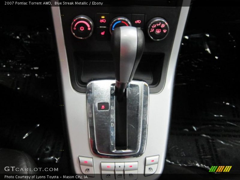Blue Streak Metallic / Ebony 2007 Pontiac Torrent AWD