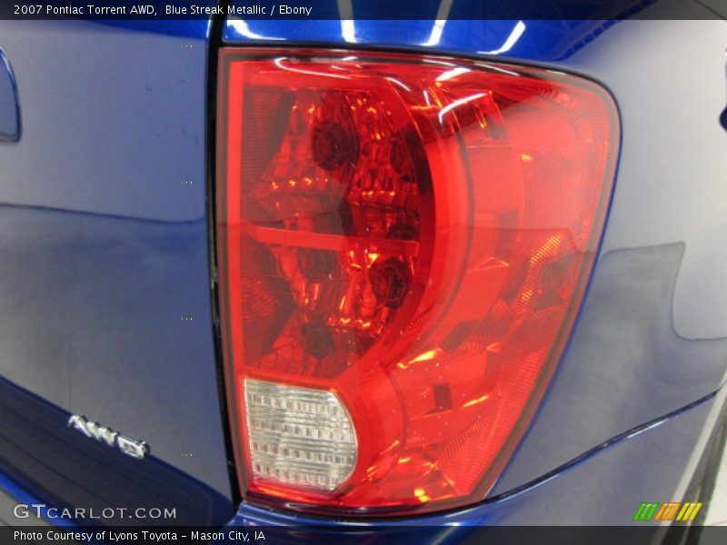 Blue Streak Metallic / Ebony 2007 Pontiac Torrent AWD