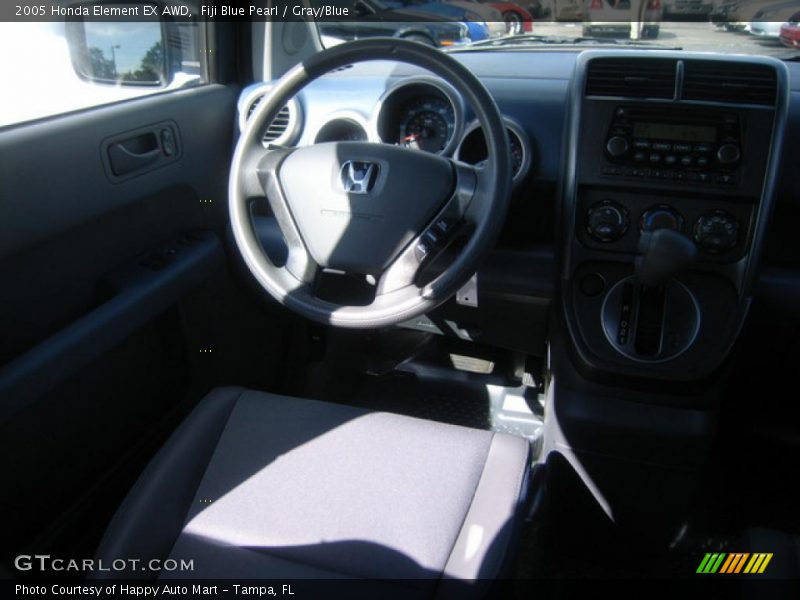 Fiji Blue Pearl / Gray/Blue 2005 Honda Element EX AWD