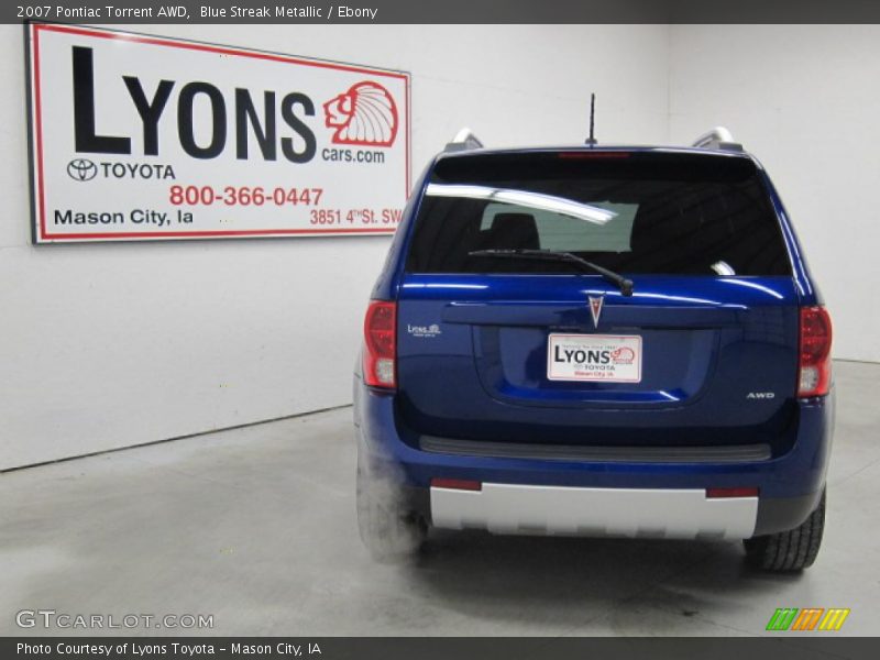 Blue Streak Metallic / Ebony 2007 Pontiac Torrent AWD