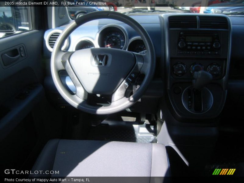 Fiji Blue Pearl / Gray/Blue 2005 Honda Element EX AWD