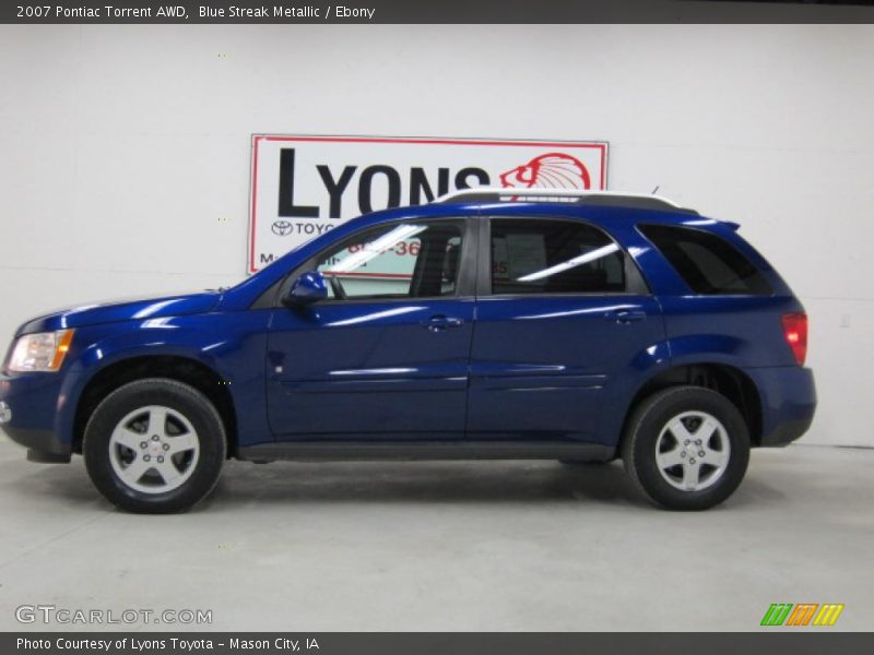 Blue Streak Metallic / Ebony 2007 Pontiac Torrent AWD