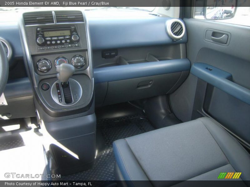 Fiji Blue Pearl / Gray/Blue 2005 Honda Element EX AWD