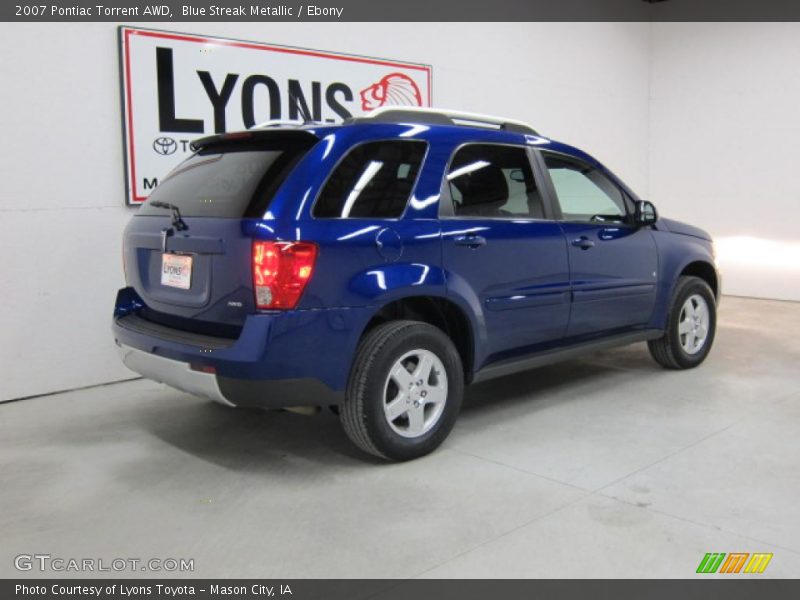 Blue Streak Metallic / Ebony 2007 Pontiac Torrent AWD