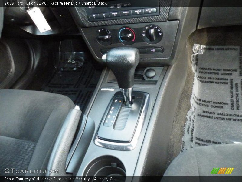 Redfire Metallic / Charcoal Black 2009 Ford Fusion SE V6