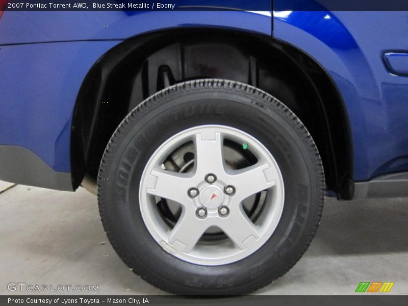 Blue Streak Metallic / Ebony 2007 Pontiac Torrent AWD