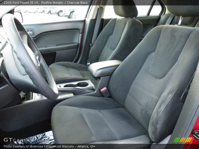 Redfire Metallic / Charcoal Black 2009 Ford Fusion SE V6