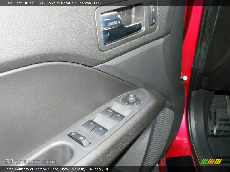 Redfire Metallic / Charcoal Black 2009 Ford Fusion SE V6