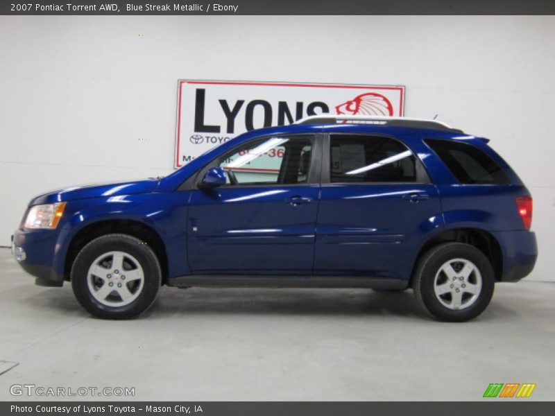 Blue Streak Metallic / Ebony 2007 Pontiac Torrent AWD