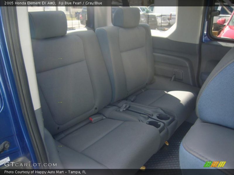 Fiji Blue Pearl / Gray/Blue 2005 Honda Element EX AWD