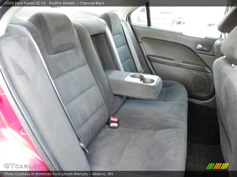 Redfire Metallic / Charcoal Black 2009 Ford Fusion SE V6