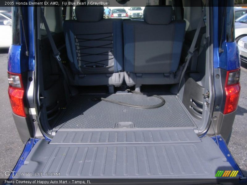 Fiji Blue Pearl / Gray/Blue 2005 Honda Element EX AWD