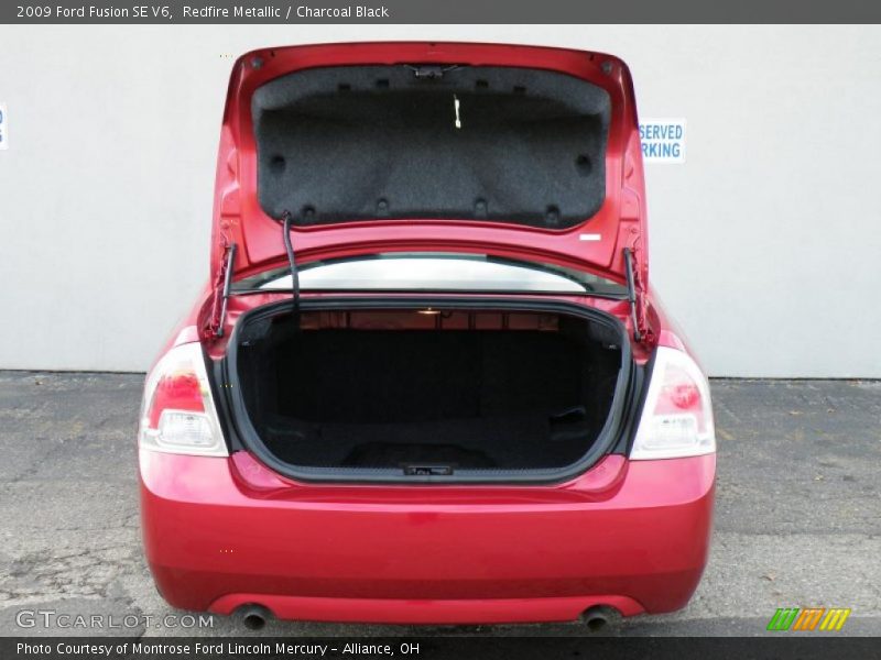Redfire Metallic / Charcoal Black 2009 Ford Fusion SE V6