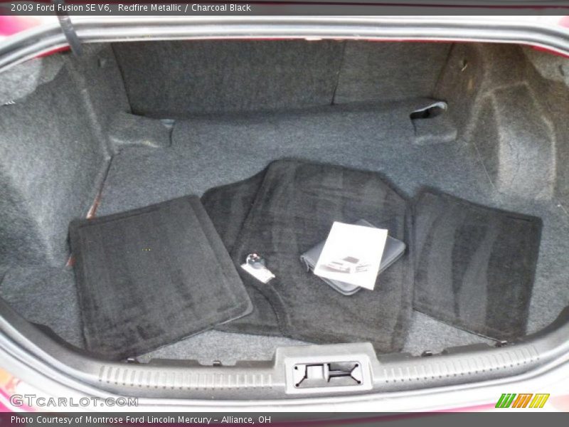Redfire Metallic / Charcoal Black 2009 Ford Fusion SE V6
