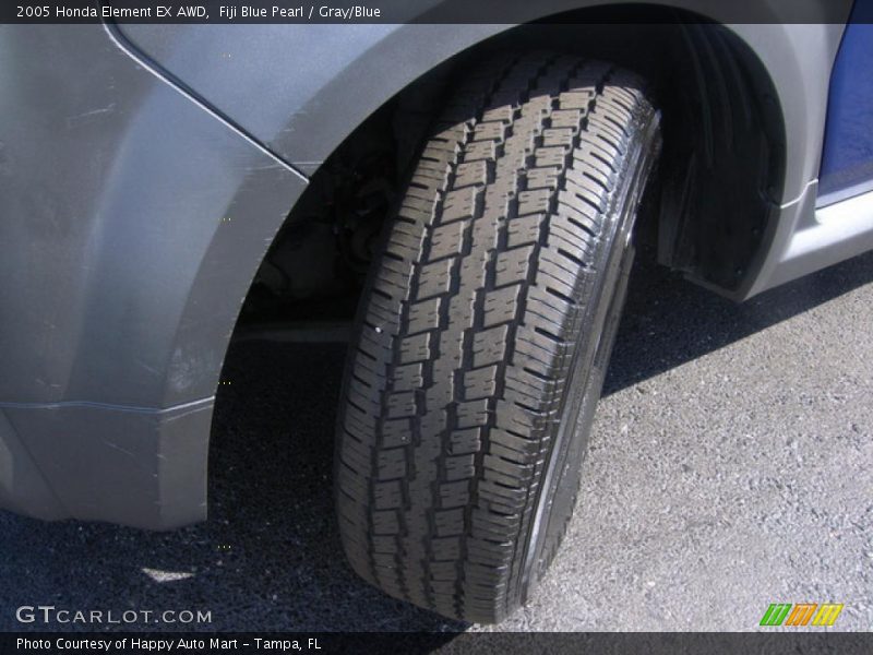 Fiji Blue Pearl / Gray/Blue 2005 Honda Element EX AWD