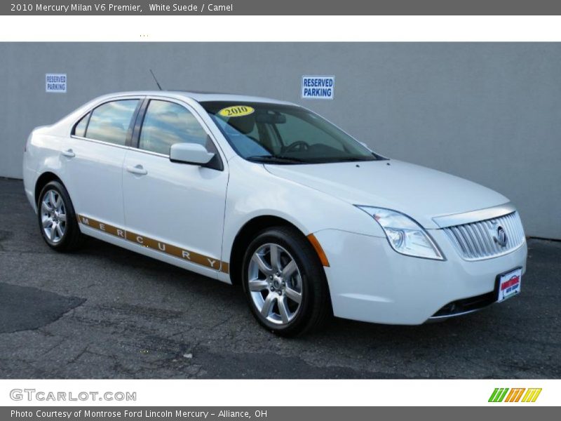 White Suede / Camel 2010 Mercury Milan V6 Premier