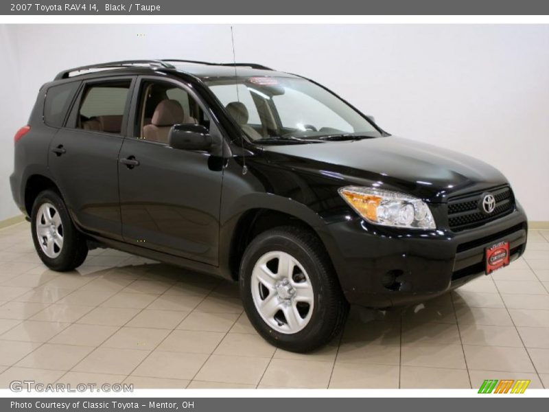 Black / Taupe 2007 Toyota RAV4 I4