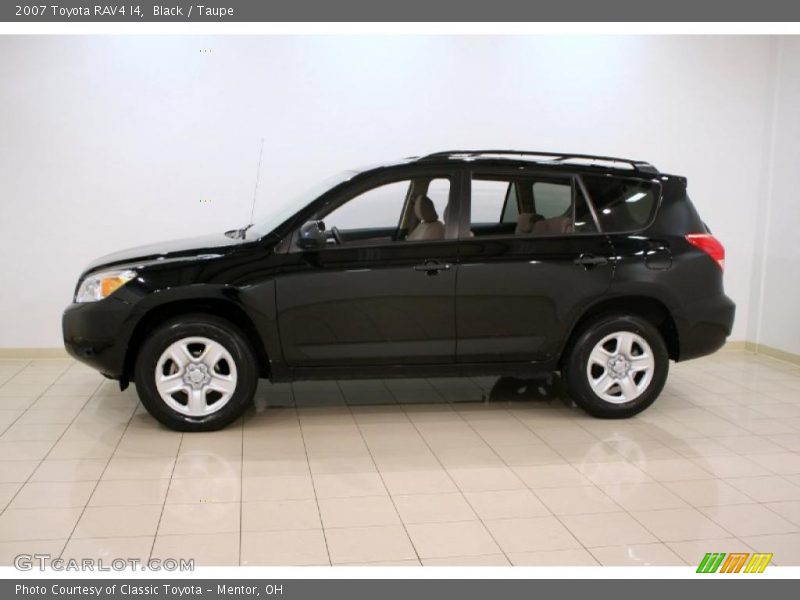 Black / Taupe 2007 Toyota RAV4 I4