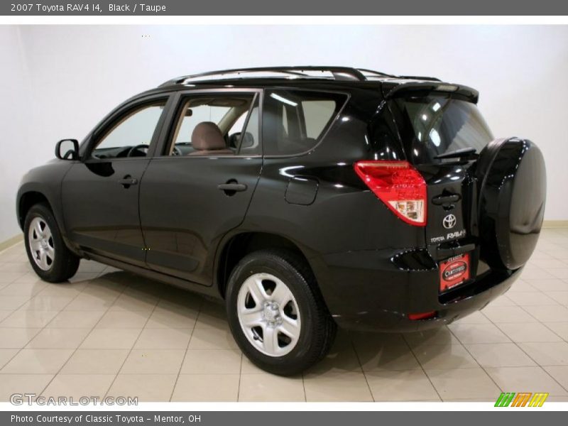 Black / Taupe 2007 Toyota RAV4 I4