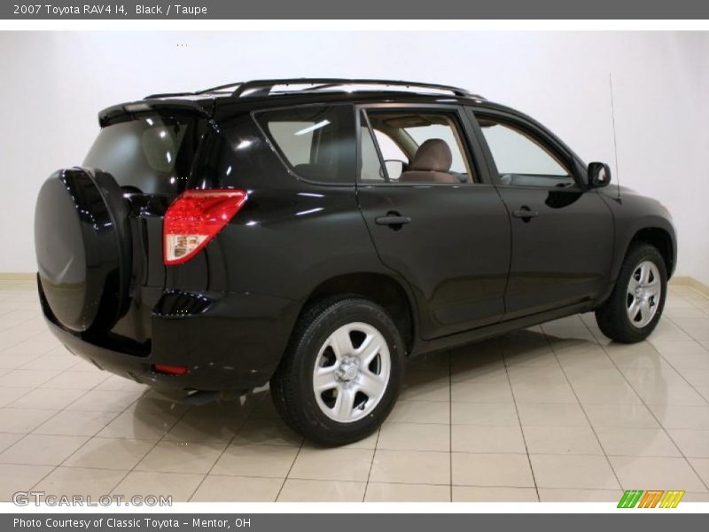 Black / Taupe 2007 Toyota RAV4 I4