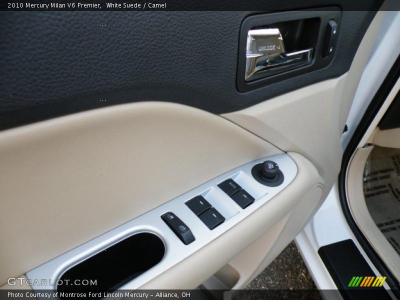 White Suede / Camel 2010 Mercury Milan V6 Premier