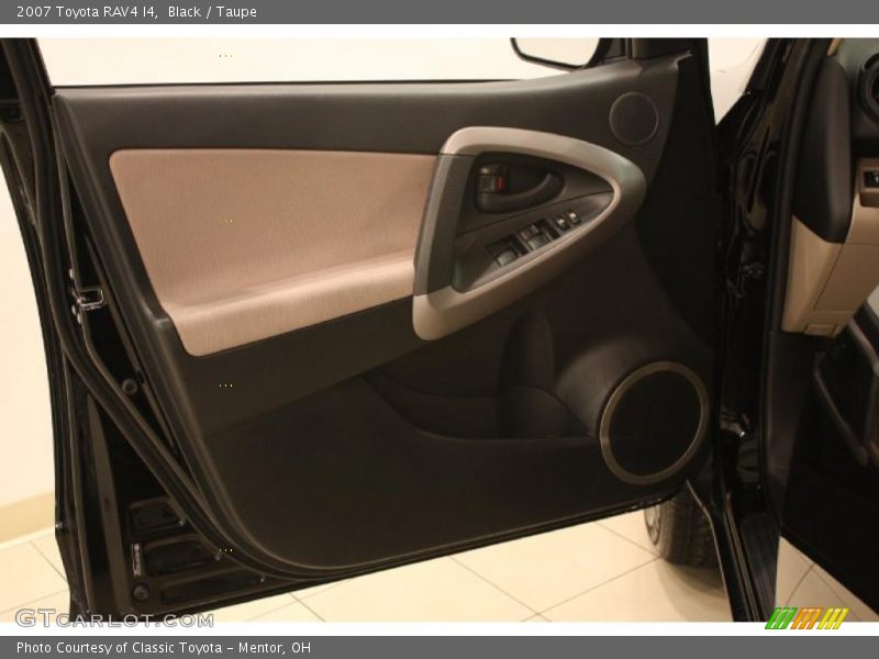 Black / Taupe 2007 Toyota RAV4 I4