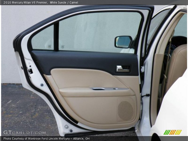 White Suede / Camel 2010 Mercury Milan V6 Premier