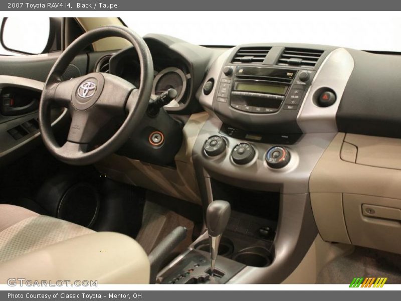 Black / Taupe 2007 Toyota RAV4 I4