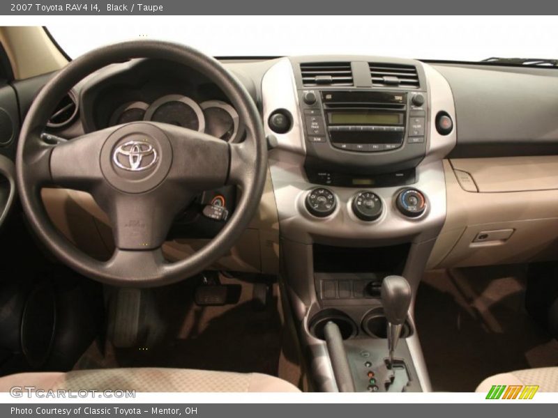 Black / Taupe 2007 Toyota RAV4 I4