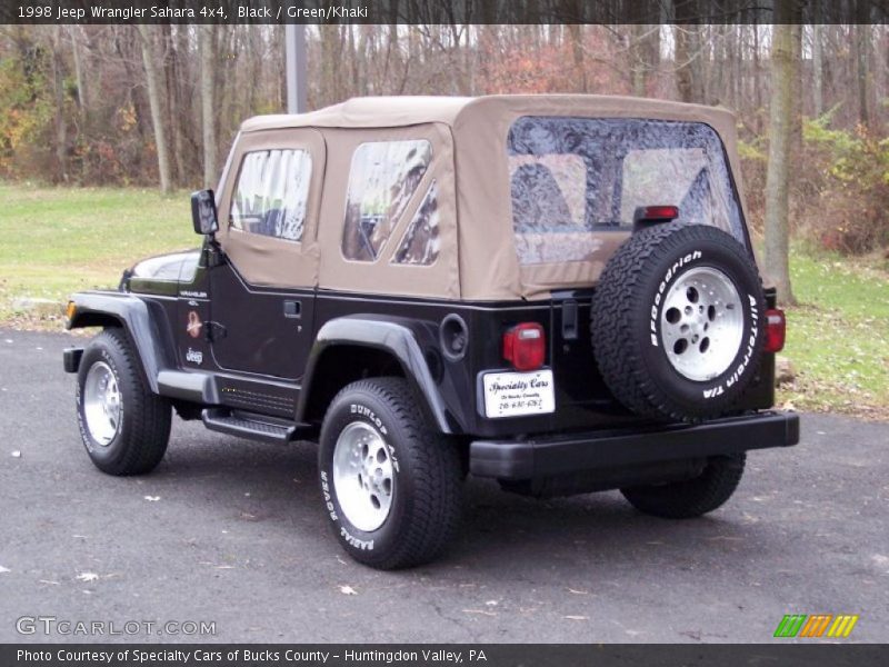 Black / Green/Khaki 1998 Jeep Wrangler Sahara 4x4