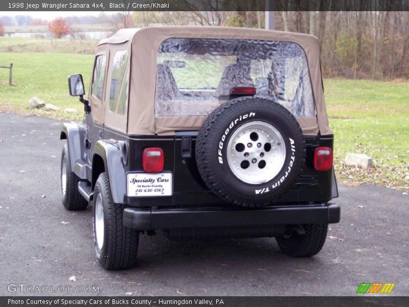 Black / Green/Khaki 1998 Jeep Wrangler Sahara 4x4